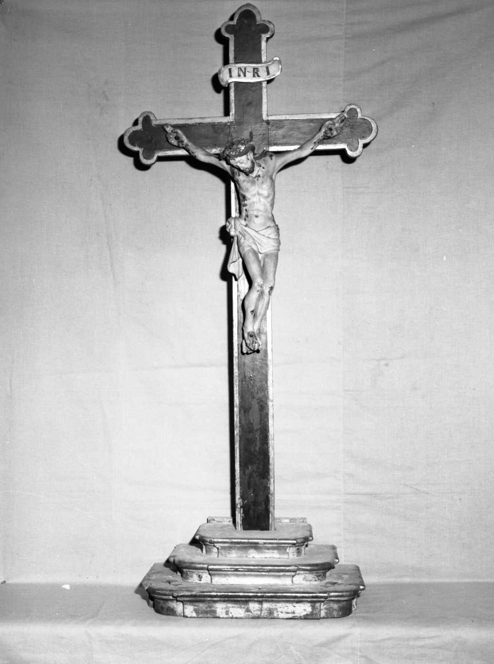Cristo crocifisso (scultura) - bottega romagnola (sec. XIX)
