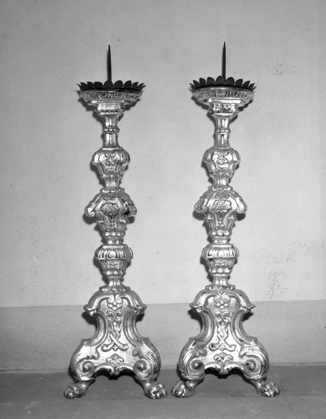 candeliere, serie - bottega romagnola (sec. XVIII)