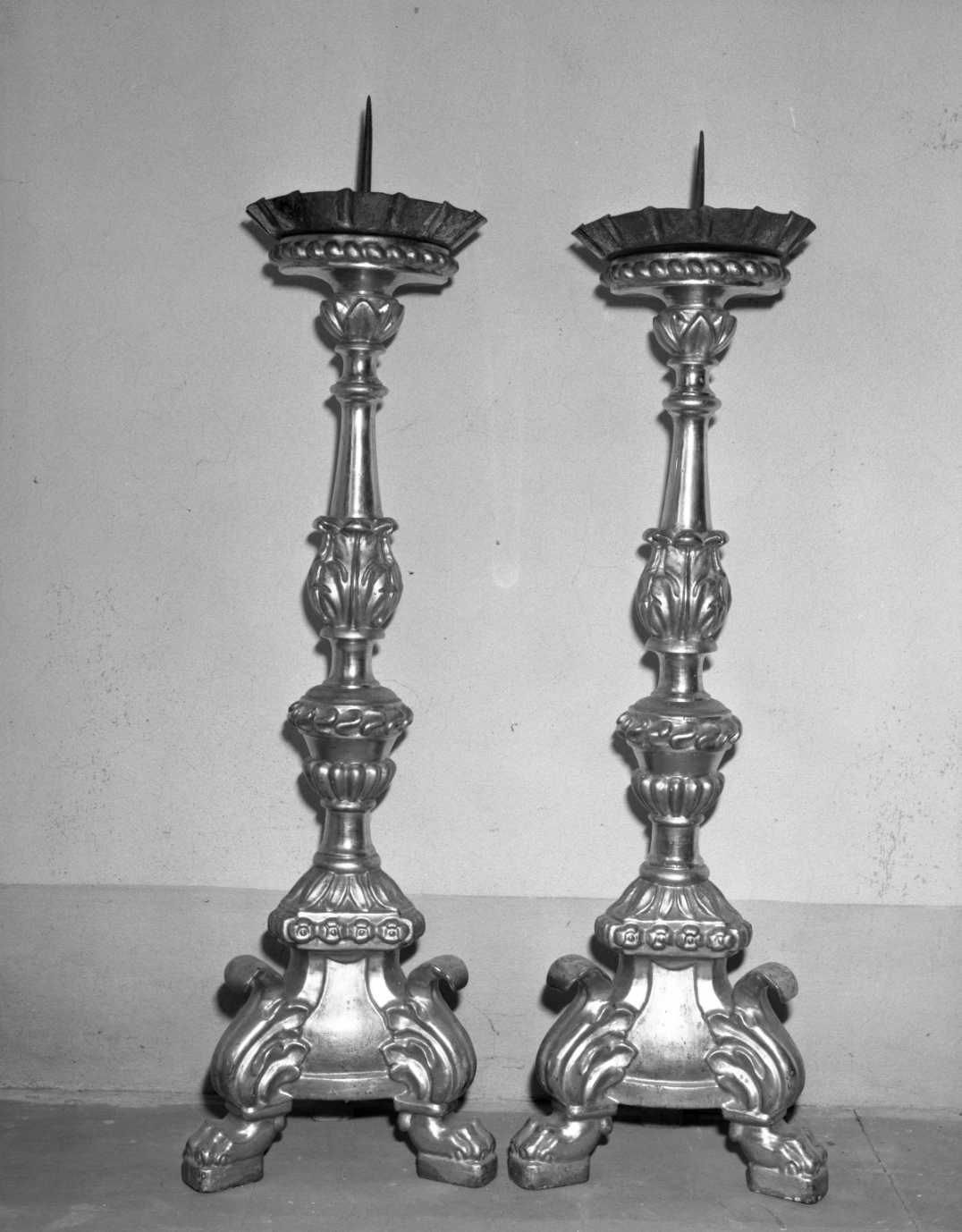 candeliere, serie - bottega romagnola (sec. XIX)