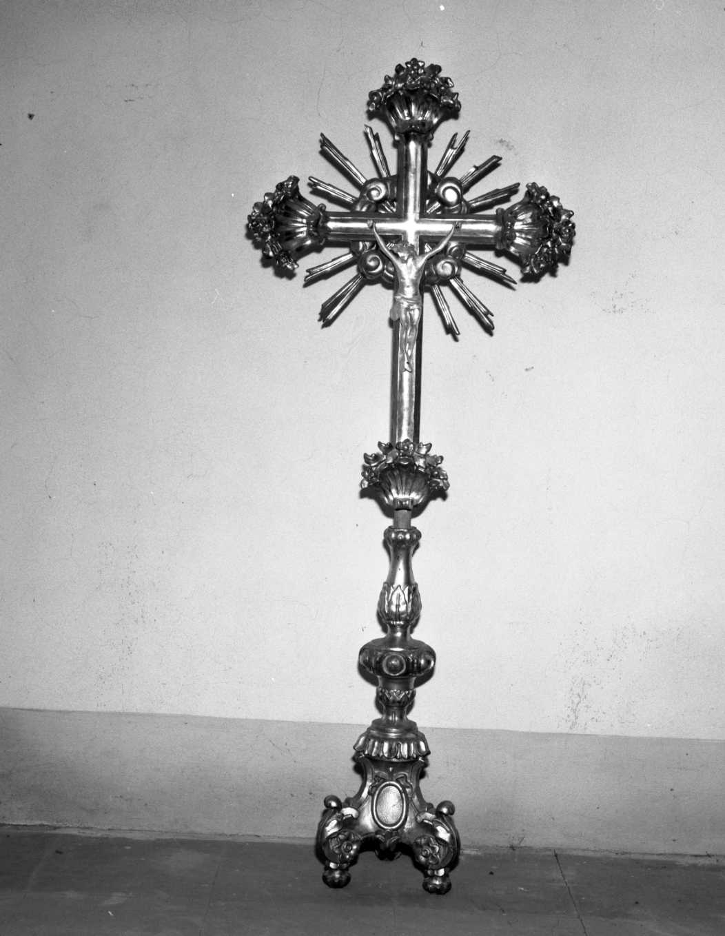 croce d'altare - bottega romagnola (fine/inizio secc. XVIII/ XIX)