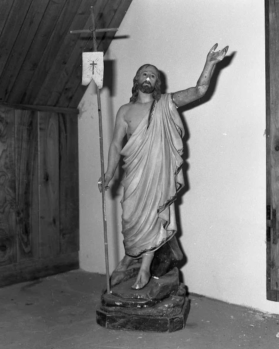 Cristo risorto (statuetta) - bottega faentina (sec. XX)