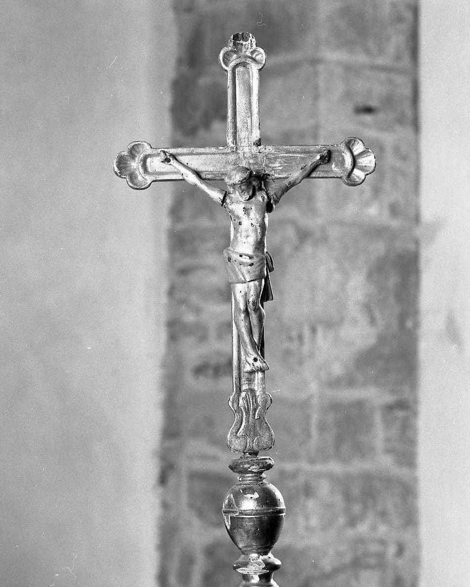 croce processionale - bottega tosco-romagnola (sec. XIX)