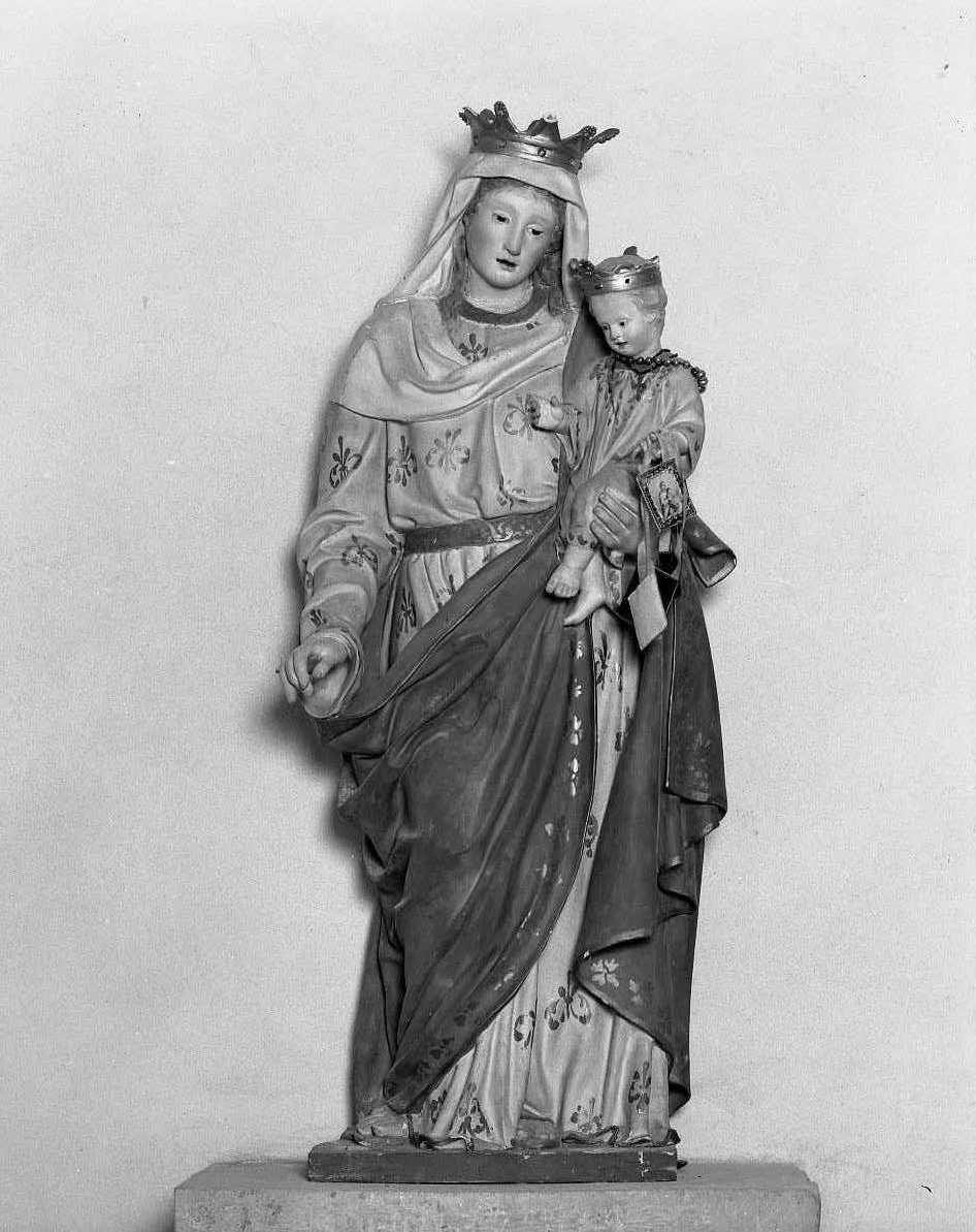 Madonna con Bambino (statuetta) - bottega toscana (seconda metà sec. XIX)