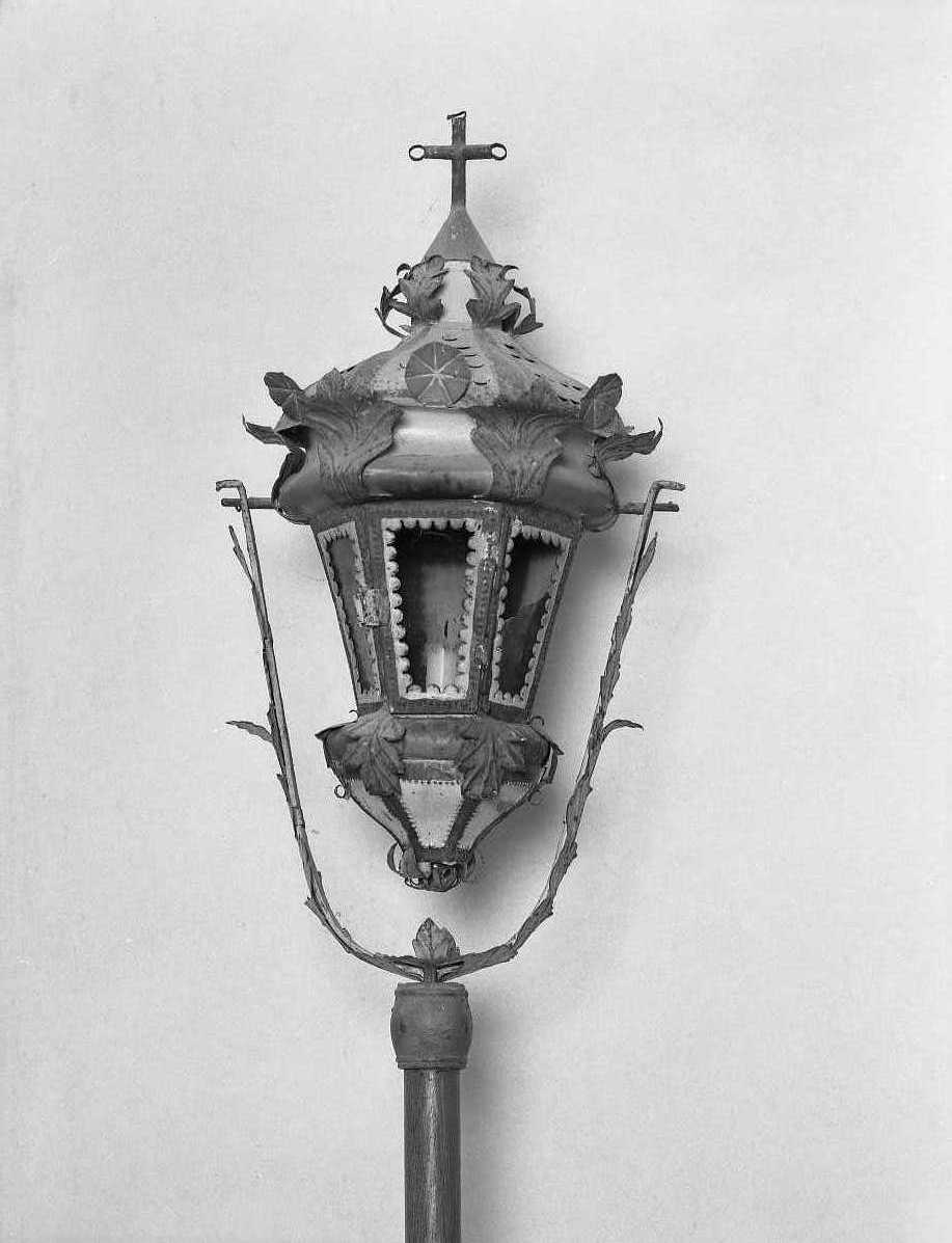 lanterna processionale, serie - bottega veneta (sec. XVIII)