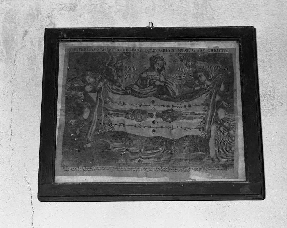 Il Verissimo ritratto del SS. Sudario (incisione) - ambito veneziano (sec. XVII)