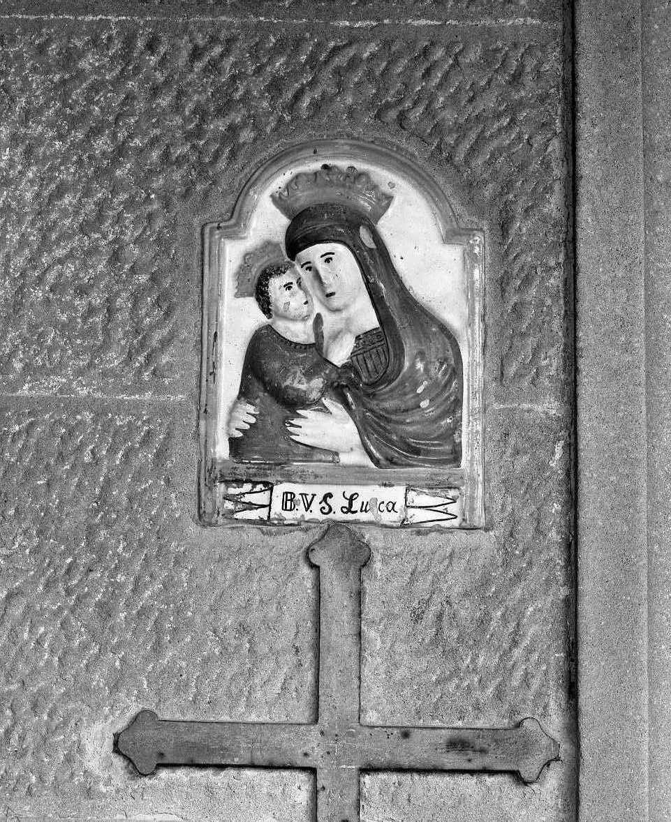 Madonna di S. Luca, Madonna con Bambino (rilievo) - bottega faentina (sec. XVIII)