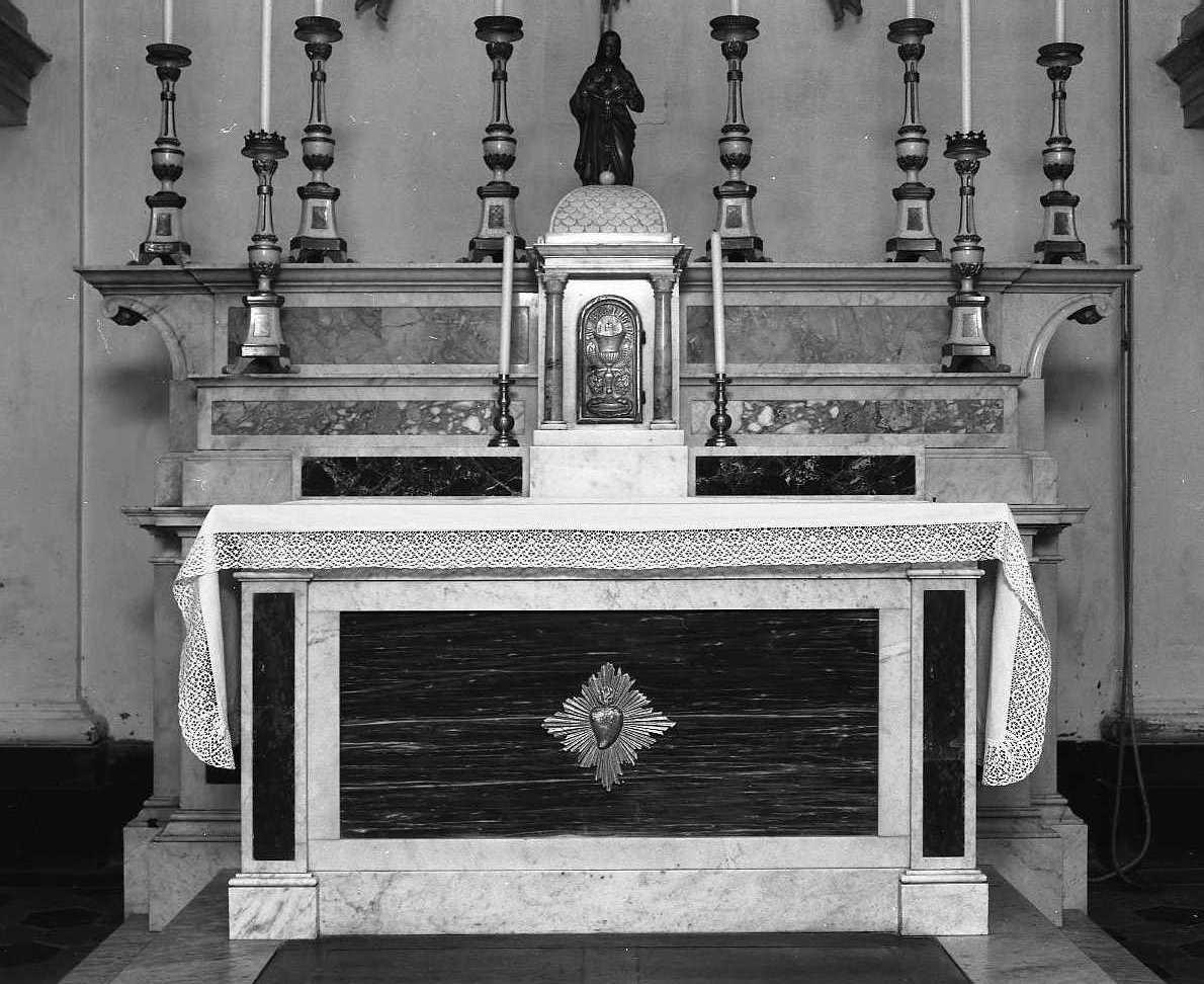 altare maggiore - bottega tosco-romagnola (sec. XIX)
