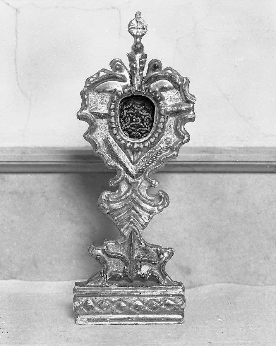 reliquiario - bottega romagnola (secc. XVII/ XVIII)