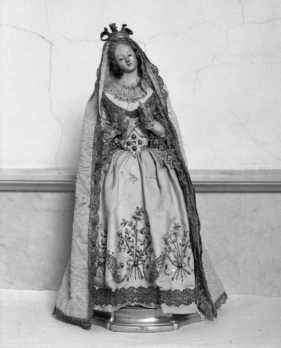 Maria Vergine (statuetta) - bottega tosco-romagnola (prima metà sec. XIX)