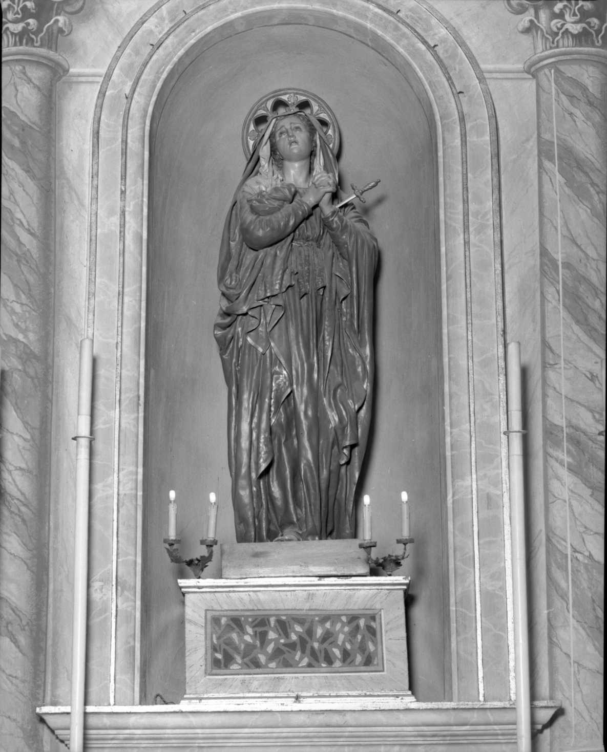 Madonna Addolorata, Madonna Addolorata (statuetta) - ambito faentino (terzo quarto sec. XIX)