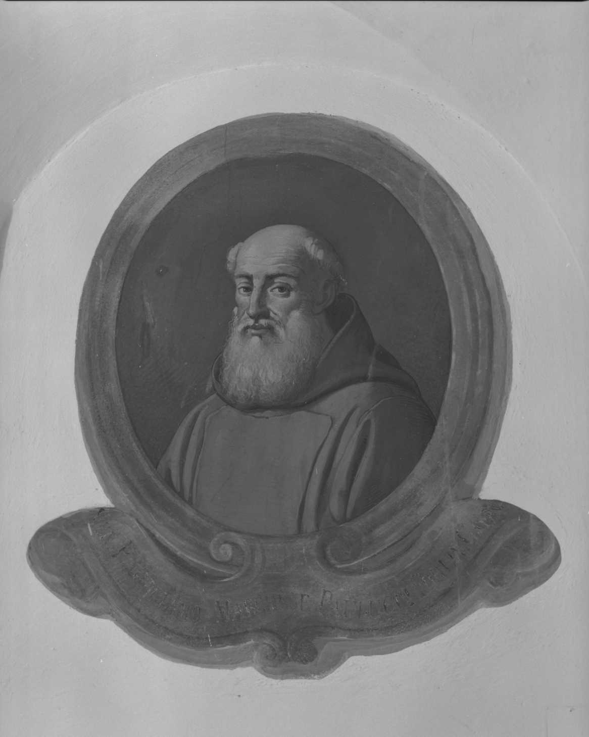 Ritratto di Padre Girolamo Paulucci, ritratto a mezza figura di prelato (medaglione) di Randi Pompeo (terzo quarto sec. XIX)