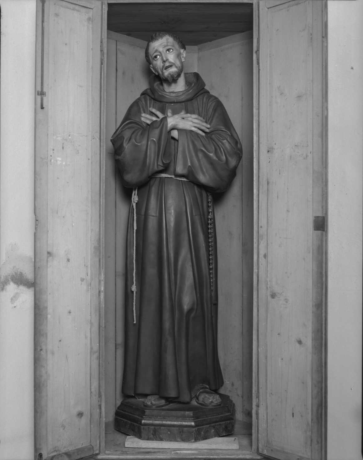 San Francesco, San Francesco d'Assisi (statua) - ambito faentino (fine/inizio secc. XIX/ XX)