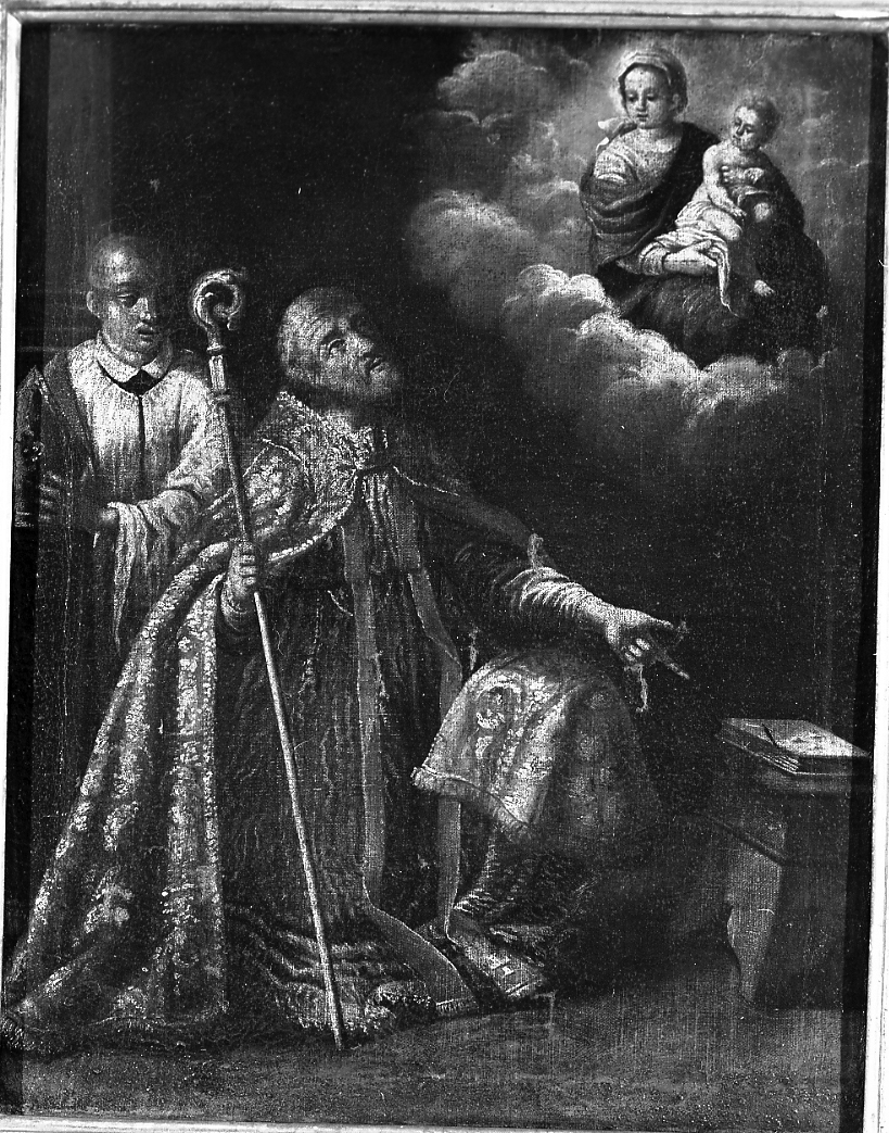apparizione della Madonna (dipinto) - ambito romagnolo (prima metà sec. XVII)
