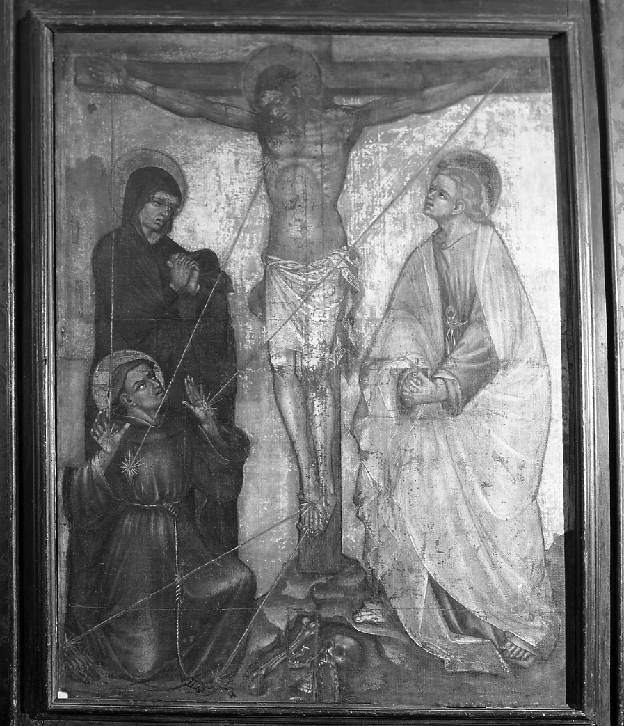 Cristo crocifisso (dipinto) di Nelli Ottaviano (sec. XV)