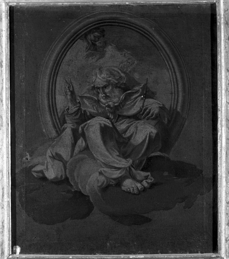 Dio Padre benedicente (dipinto) - ambito italiano (sec. XVIII)