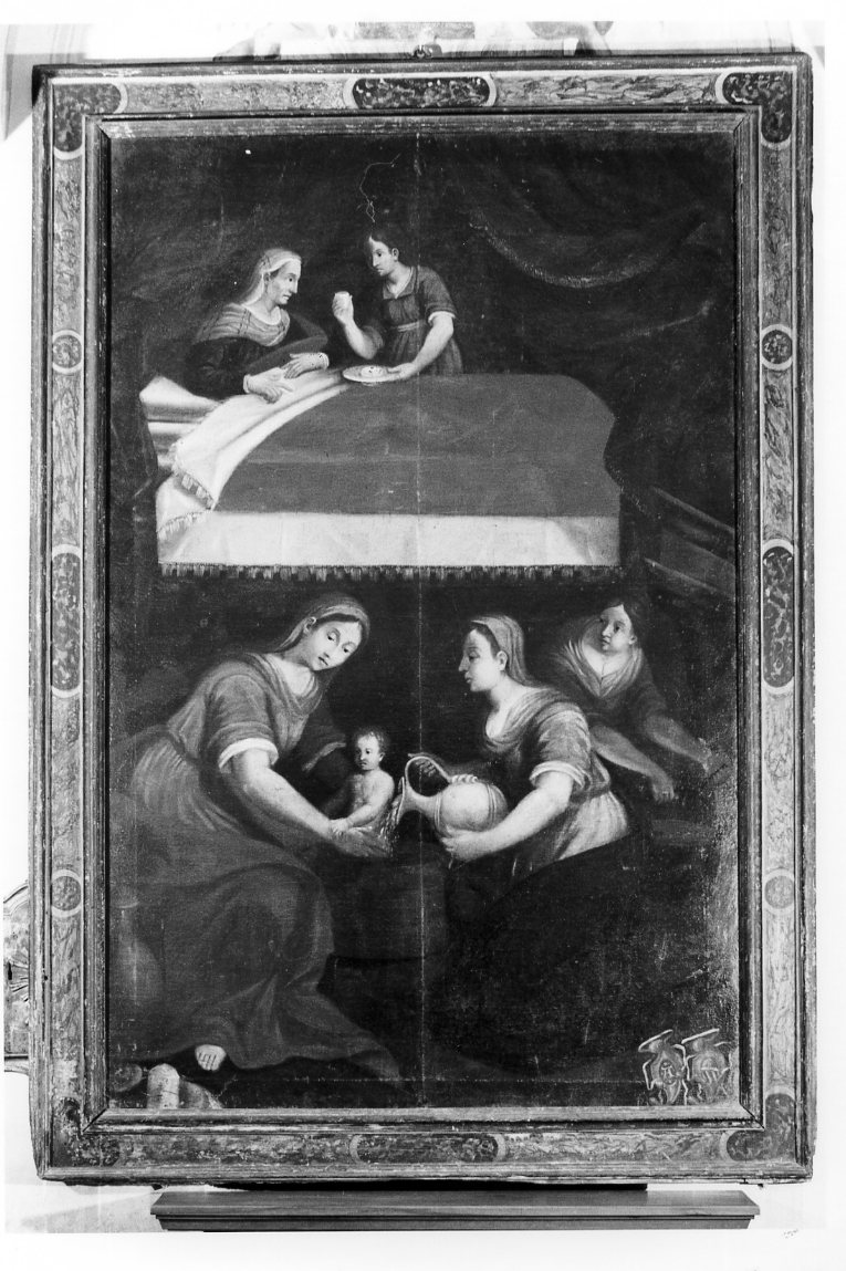 nascita di Maria Vergine (dipinto) - ambito tosco-romagnolo (sec. XVII)