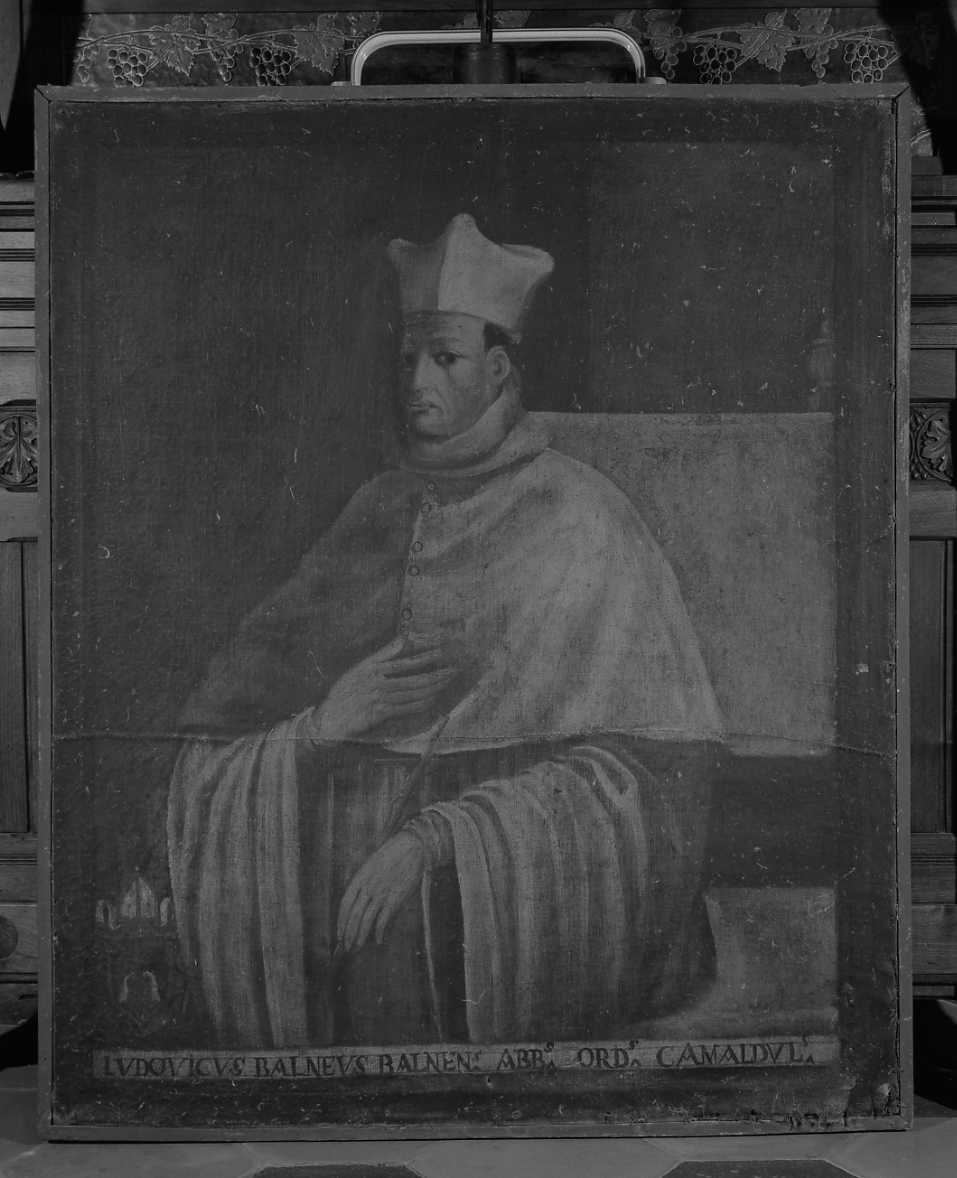 Ludovico Camaldolese, ritratto di ecclesiastico (dipinto) - ambito toscano (metà sec. XVII)