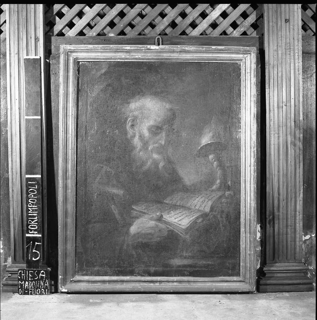 Sant'Antonio Abate (dipinto) di Marchetti Giuseppe (attribuito) (sec. XVIII)