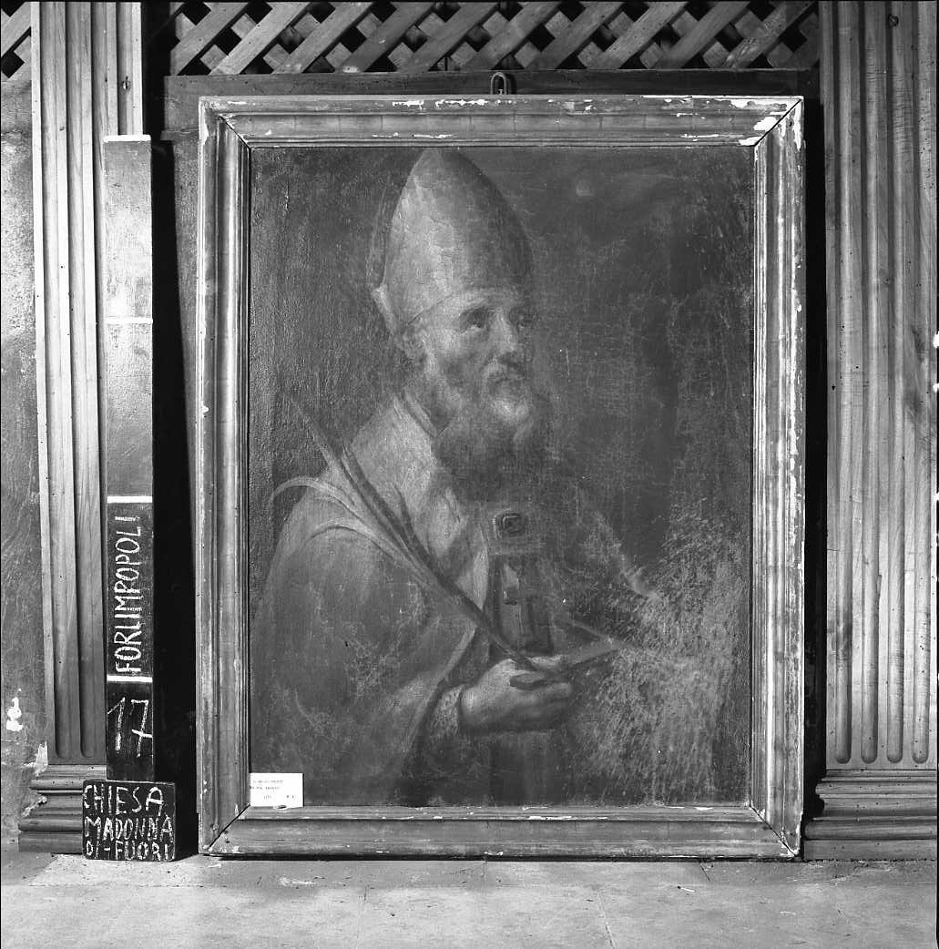 San Biagio Vescovo e Martire (dipinto) di Marchetti Giuseppe (attribuito) (sec. XVIII)