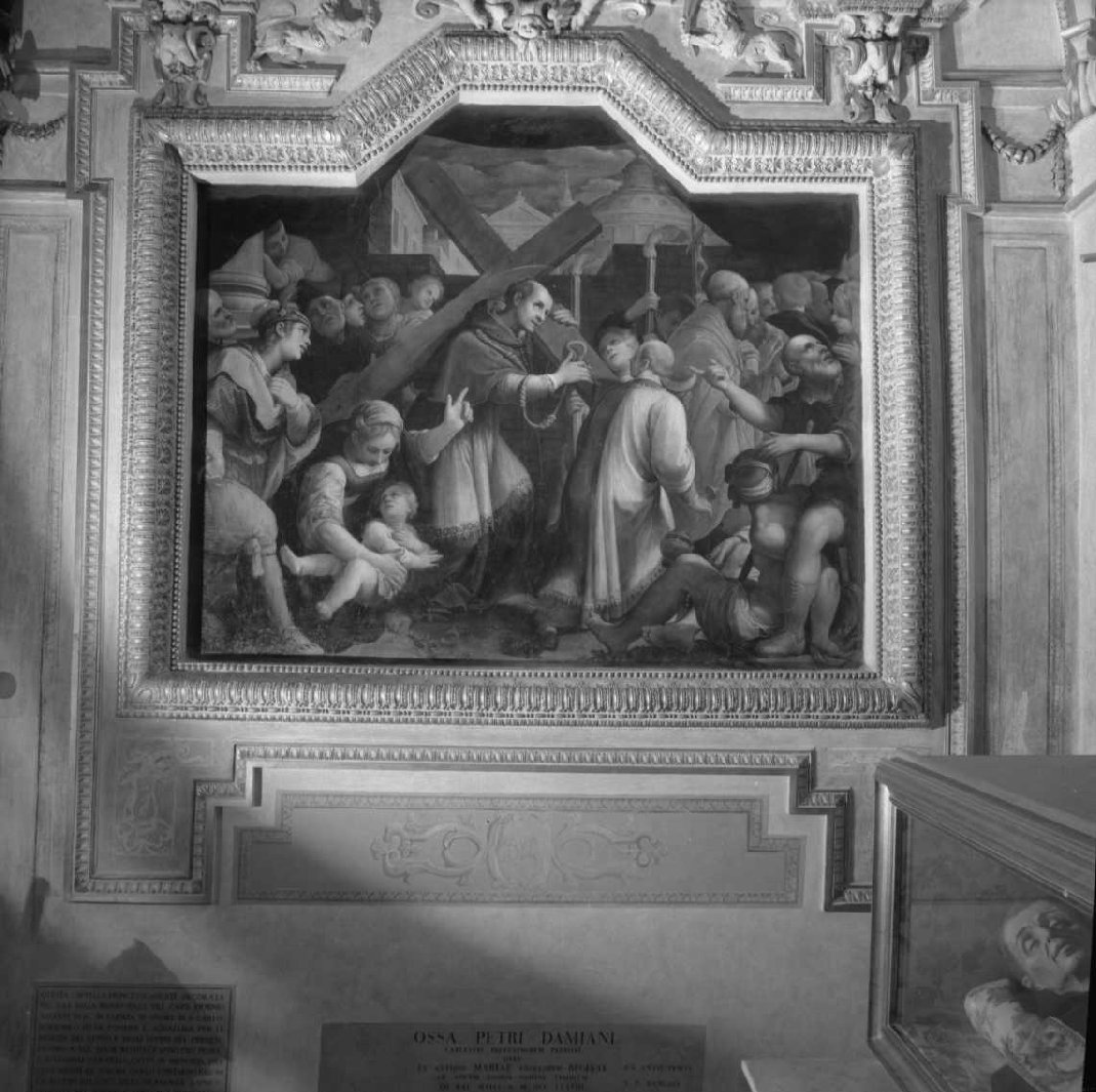 San Carlo Borromeo penitente in processione durante la peste (dipinto) di Fenzoni Ferraù (sec. XVII)