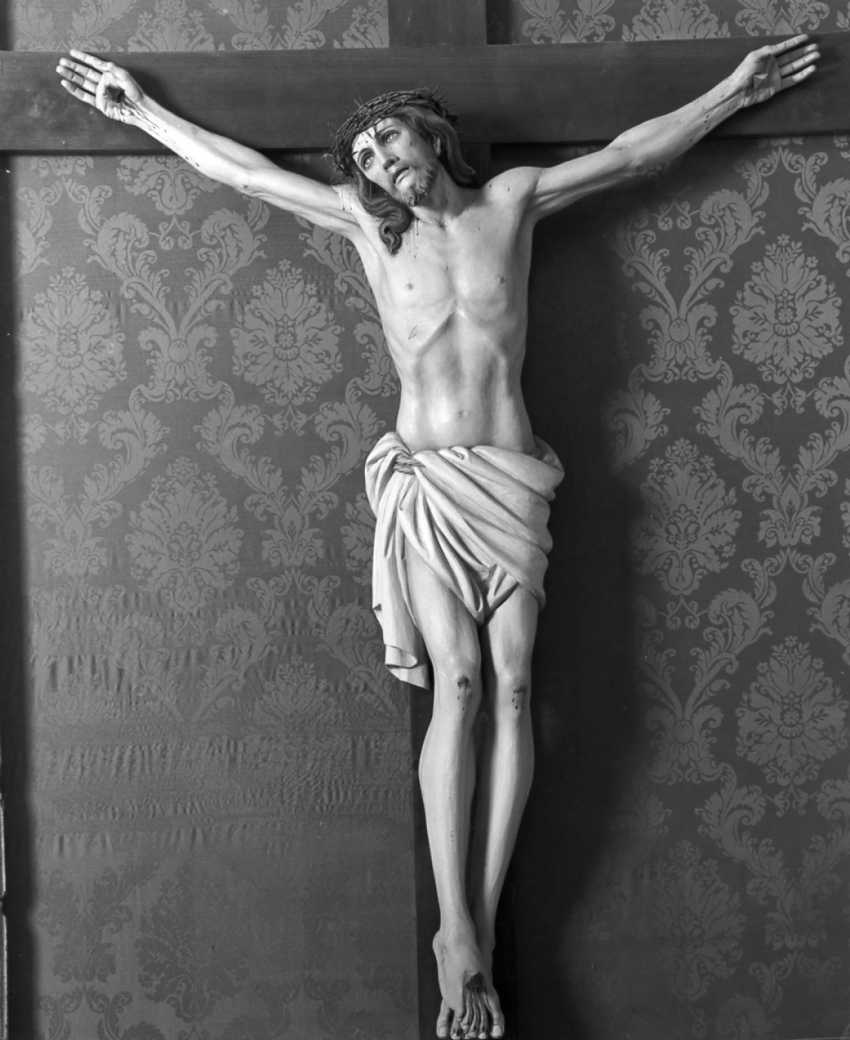 Cristo crocifisso (scultura) - ambito altoatesino (secc. XIX/ XX)