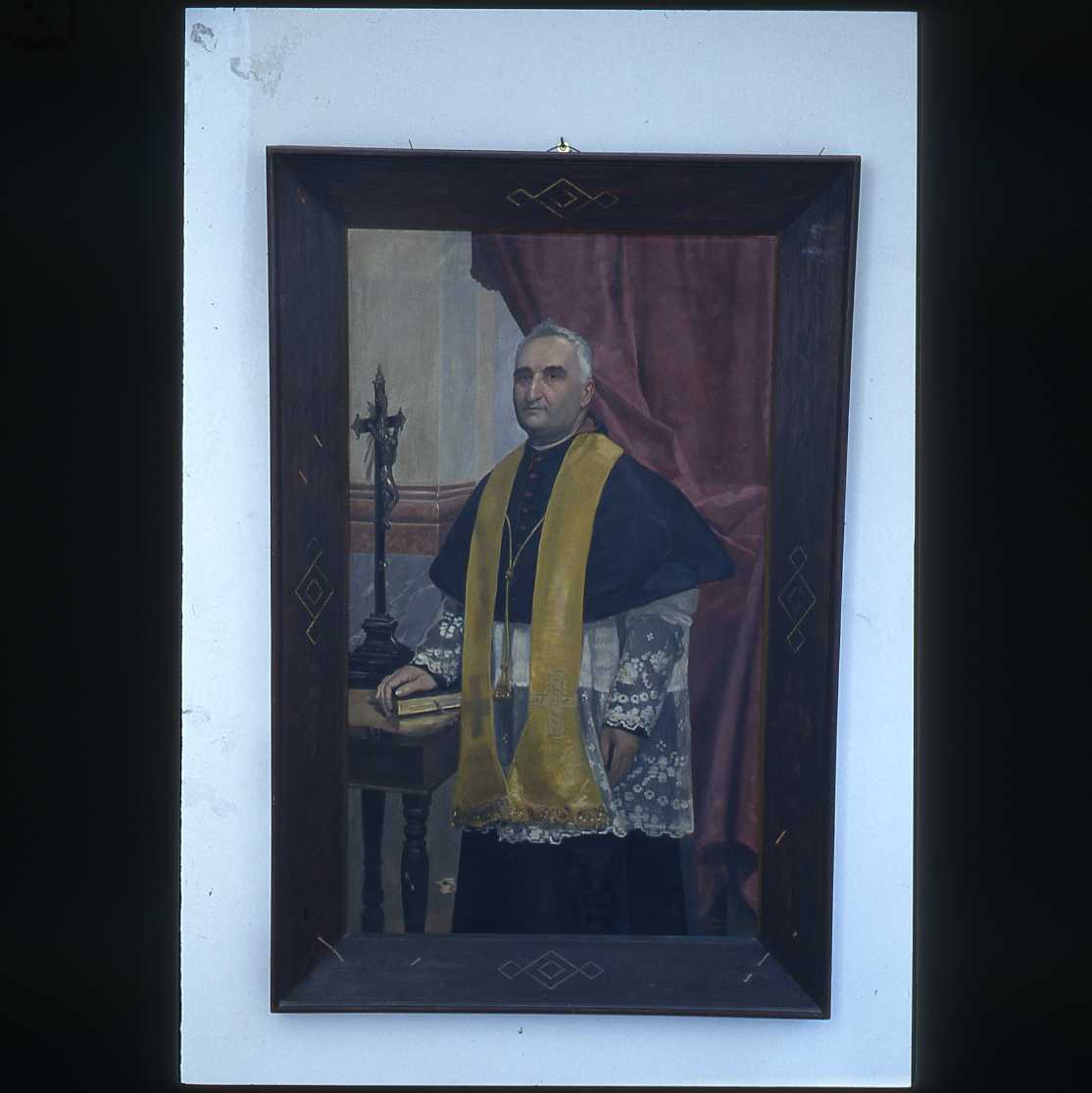 Arciprete Vittorio Berlini (dipinto) di Bricci Francesco (sec. XX)