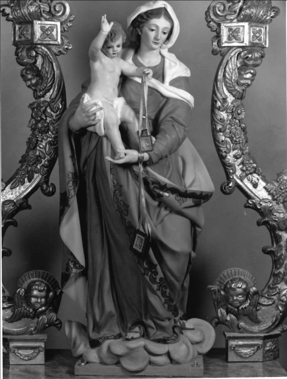Madonna del Carmelo (statua) - bottega romagnola (sec. XIX)
