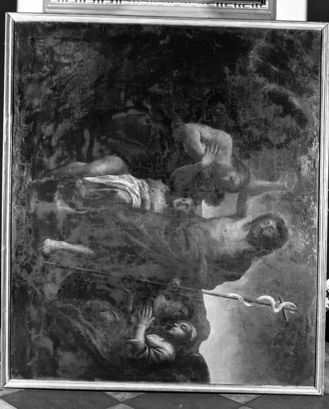 battesimo di Cristo (dipinto) - ambito romagnolo (prima metà sec. XVIII)