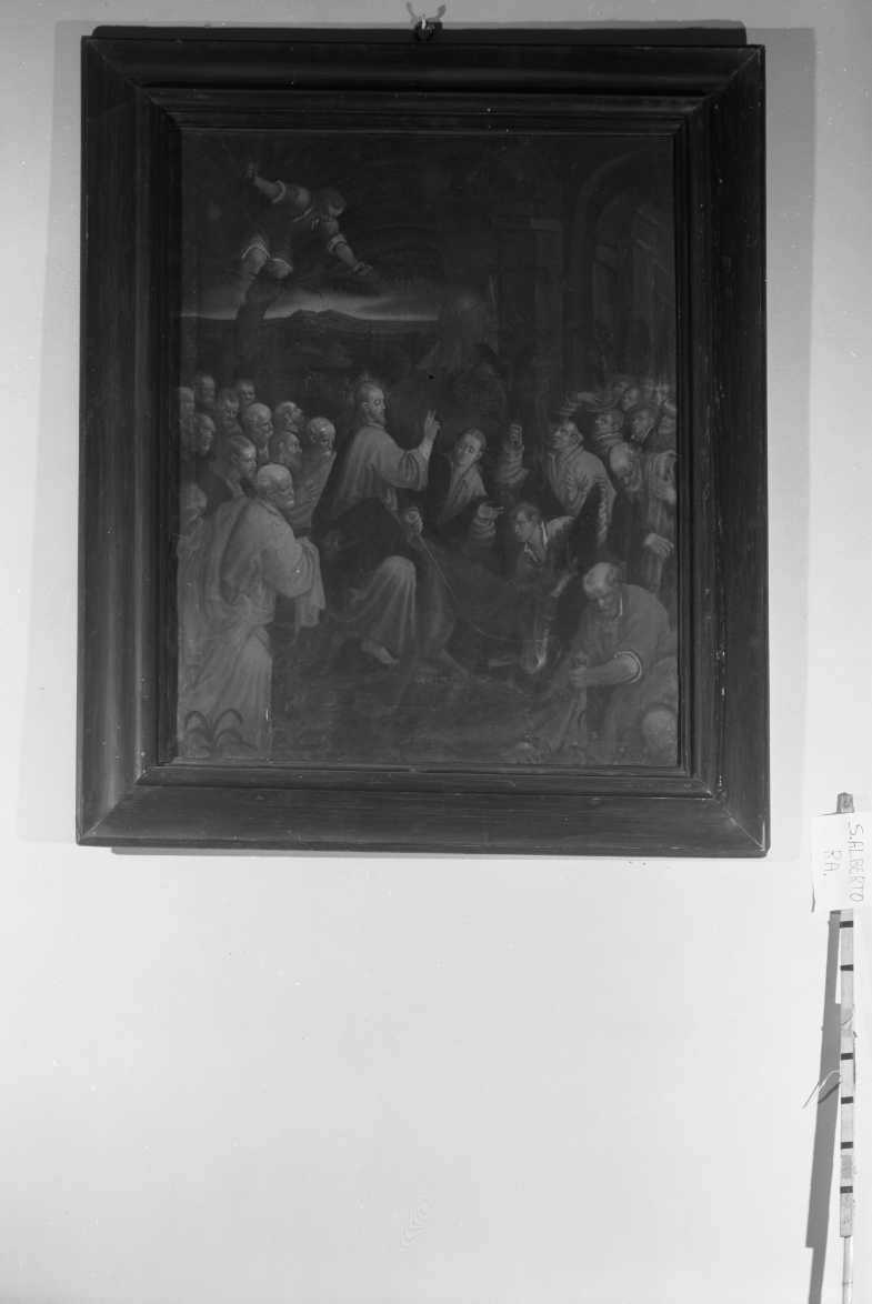entrata di Cristo in Gerusalemme (dipinto) di Longhi Luca (maniera) (fine sec. XVI)
