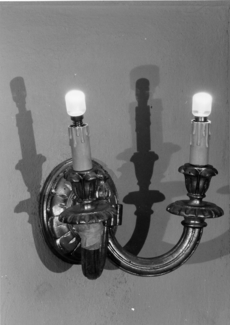 candeliere da parete - manifattura romagnola (sec. XIX)