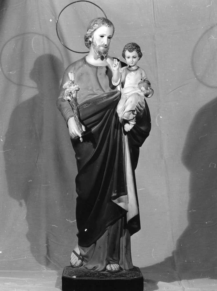 San Giuseppe e Gesù Bambino (statua) - manifattura romagnola (prima metà sec. XX)