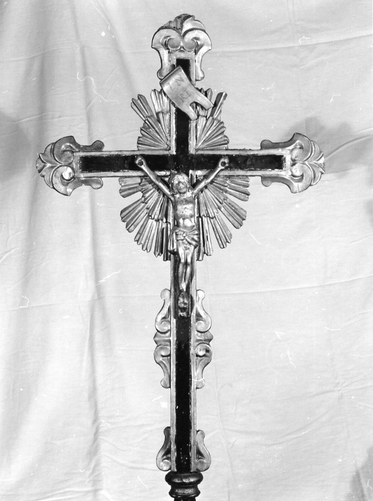 croce processionale - manifattura romagnola (prima metà sec. XIX)