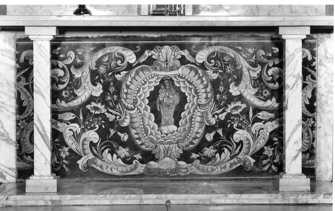 Madonna Immacola; Madonna Assunta (paliotto, ciclo) di Flamini Nicola (sec. XVIII)