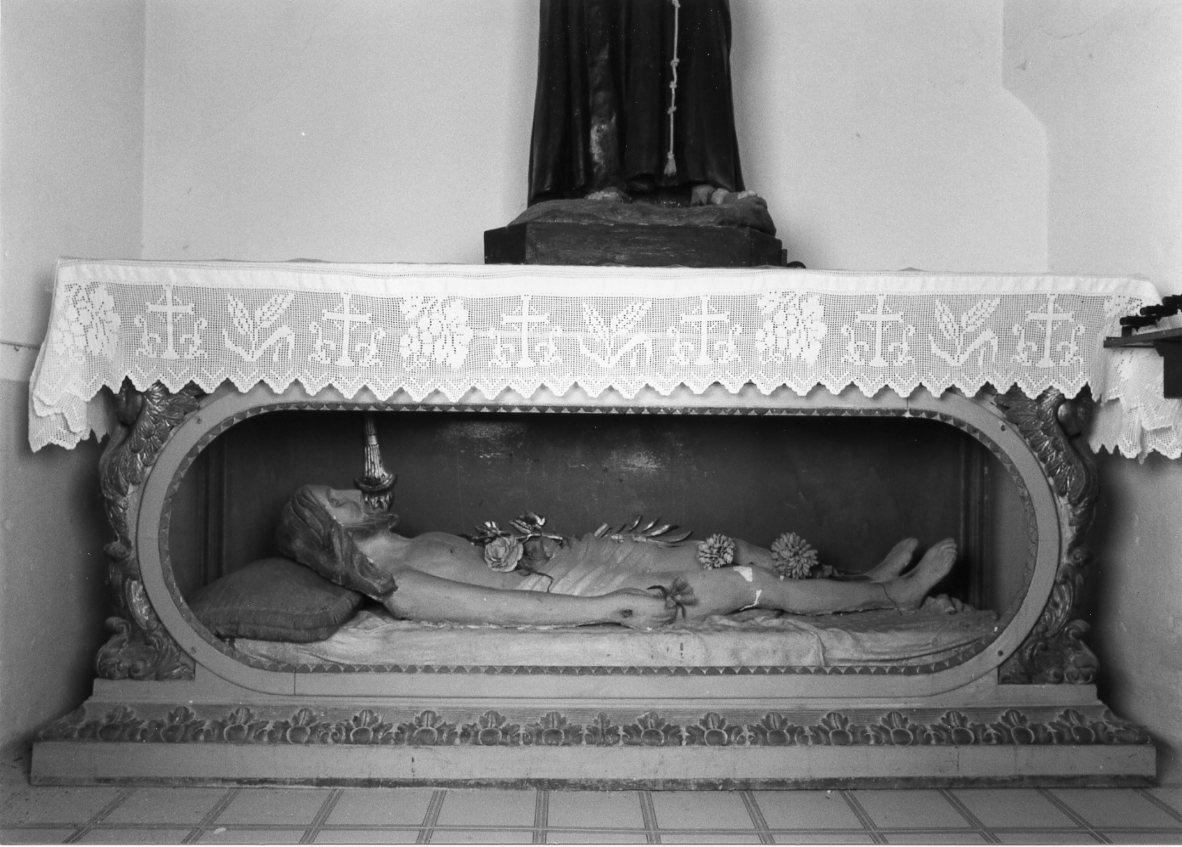 Cristo morto (statua) - ambito romagnolo (seconda metà sec. XIX)