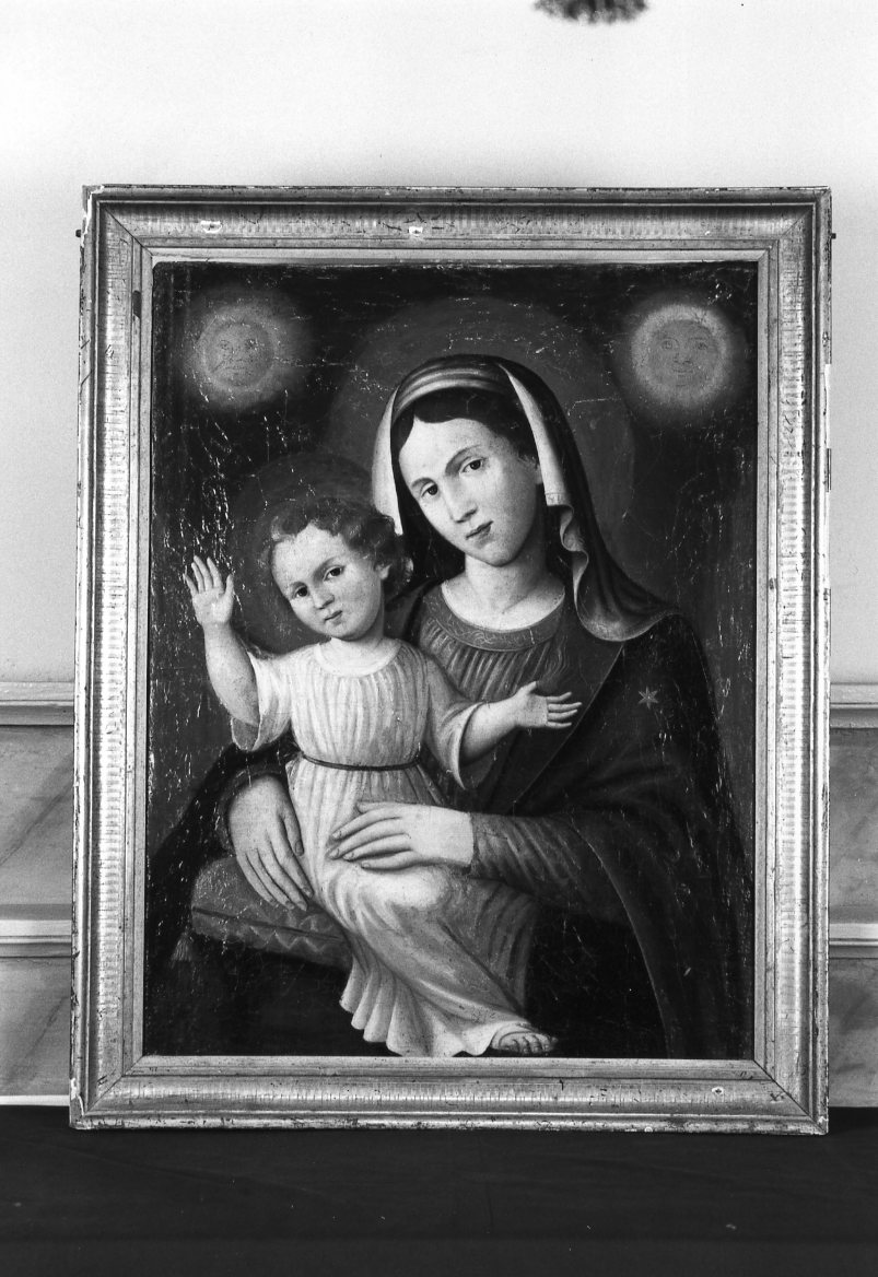 Madonna del Fuoco, Madonna con Bambino (quadro d'altare) - ambito romagnolo (sec. XIX)