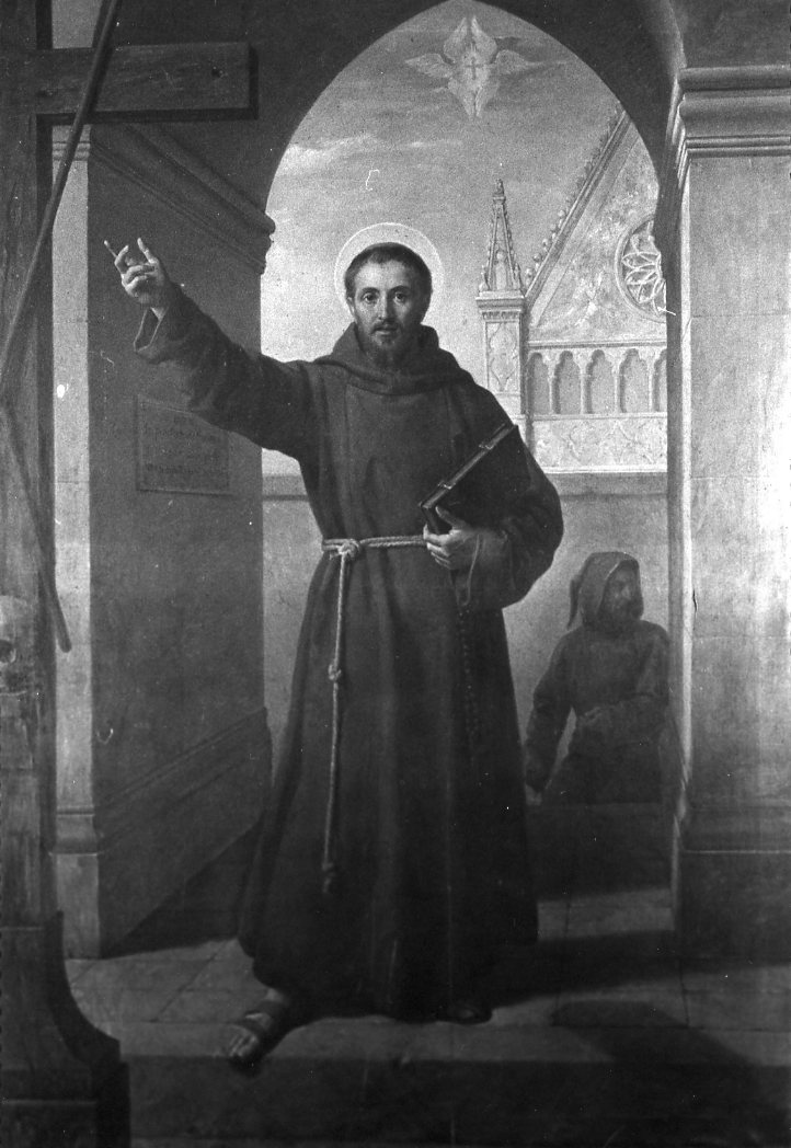 San Francesco d'Assisi (dipinto) di Podesti Francesco (sec. XIX)