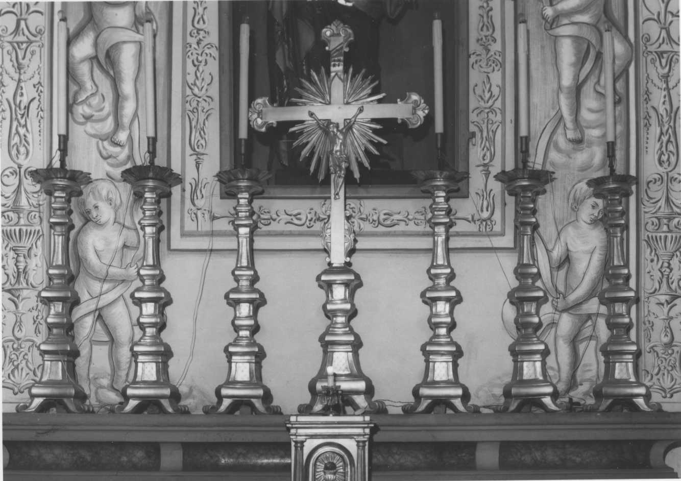 candeliere, serie - bottega romagnola (sec. XVIII)