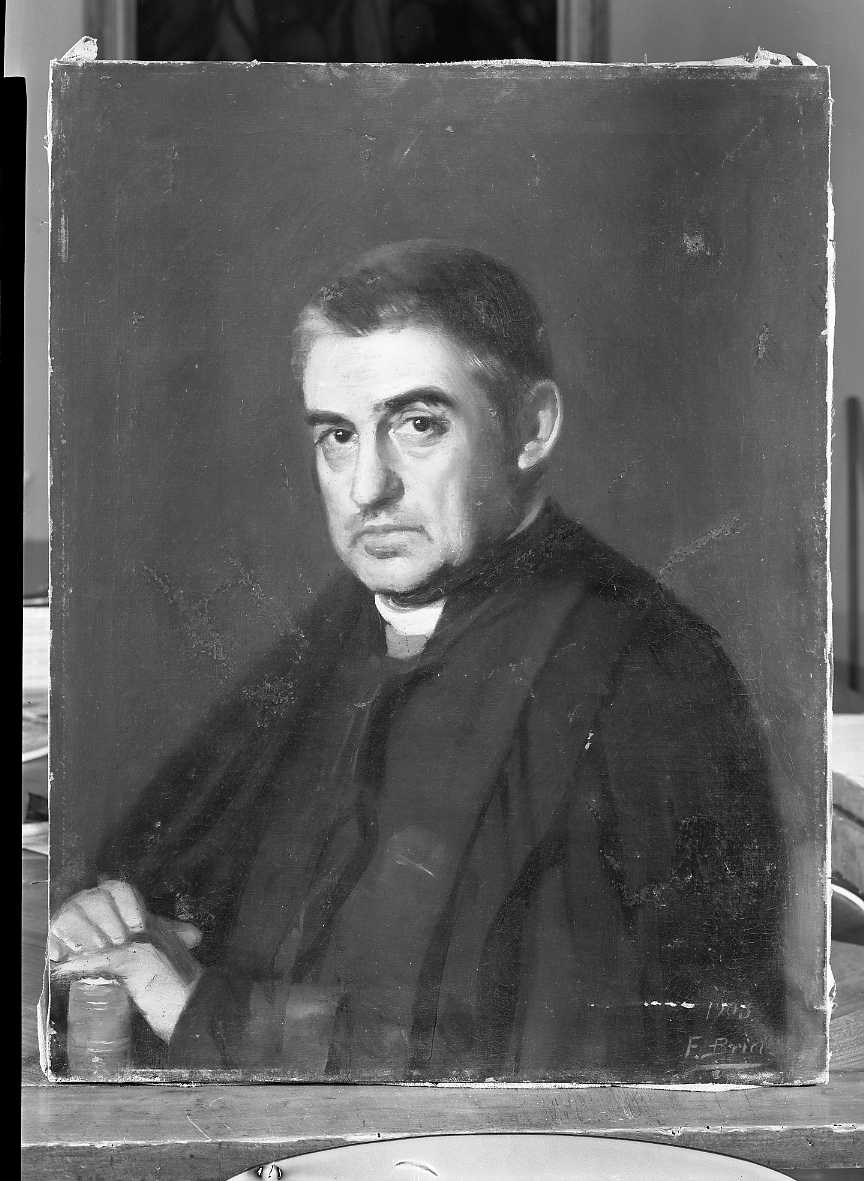 ritratto del canonico Francesco Venturini (dipinto) di Bricci Francesco (sec. XX)