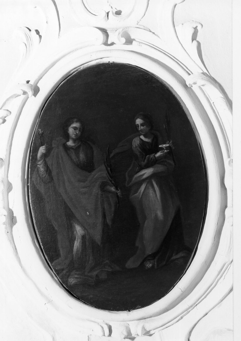 Santa Lucia e Sant'Apollonia (dipinto) - bottega romagnola (seconda metà sec. XVIII)
