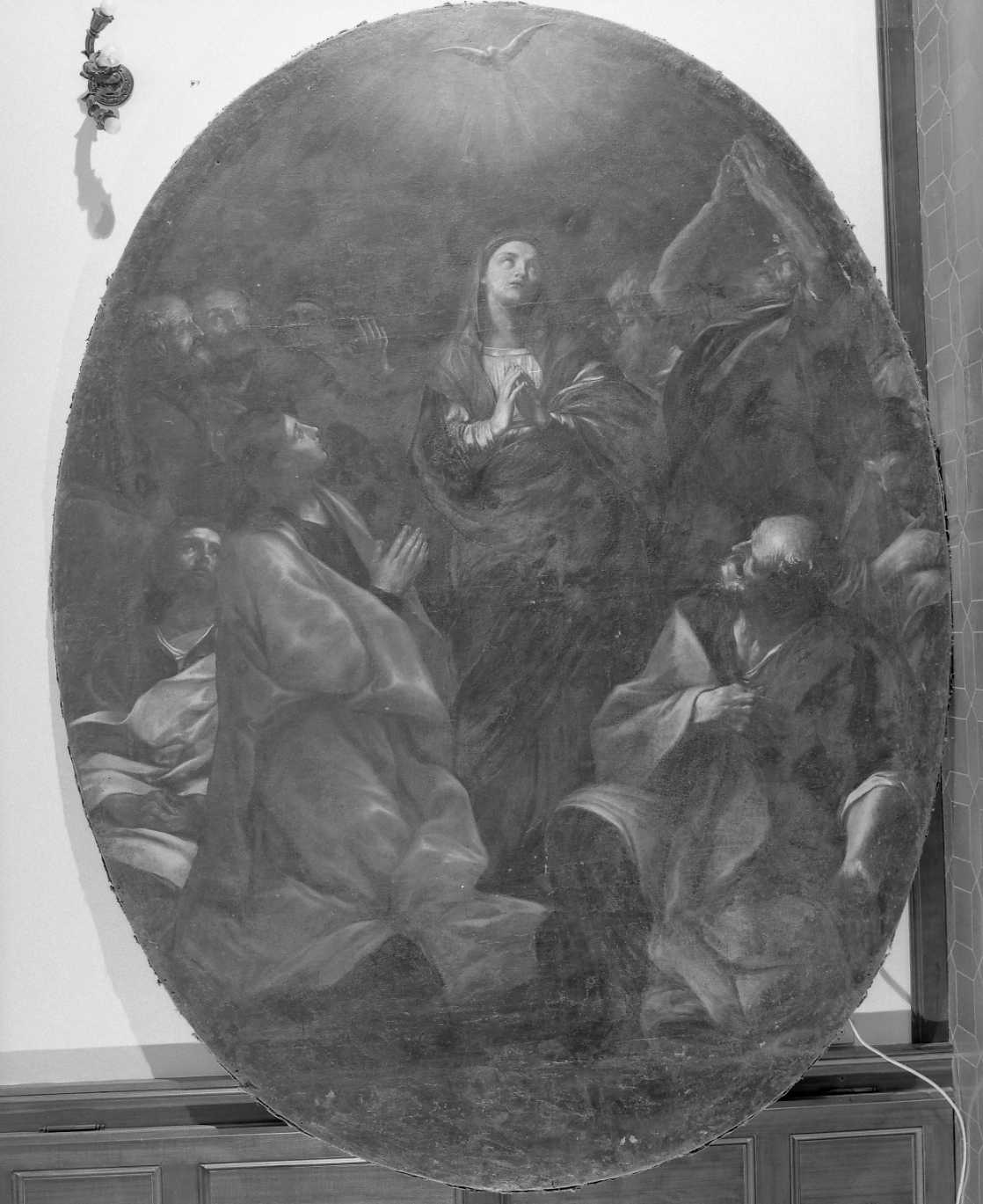 Pentecoste (dipinto) di Torelli Felice (fine/inizio secc. XVII/ XVIII)