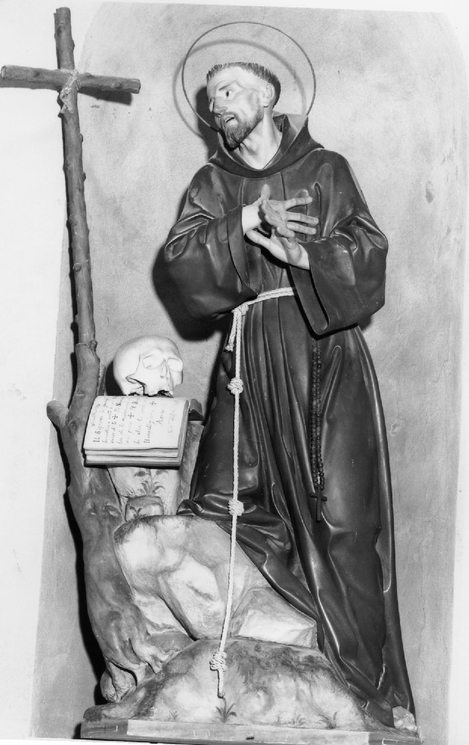 San Francesco d'Assisi (statua) - bottega emiliano-romagnola (sec. XIX)