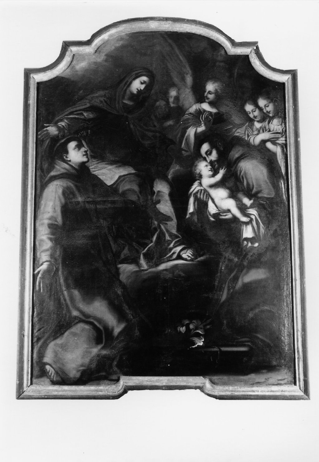 Madonna con Sant'Antonio da Padova e San Felice da Cantelice (dipinto) - ambito emiliano-romagnolo (prima metà sec. XVIII)