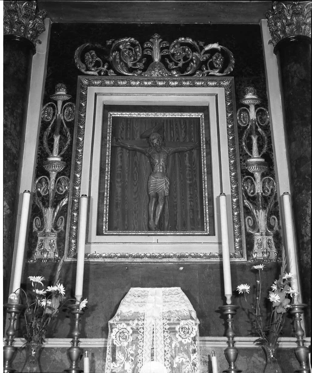 Cristo crocifisso (scultura) - bottega Italia centro-settentrionale (sec. XV)