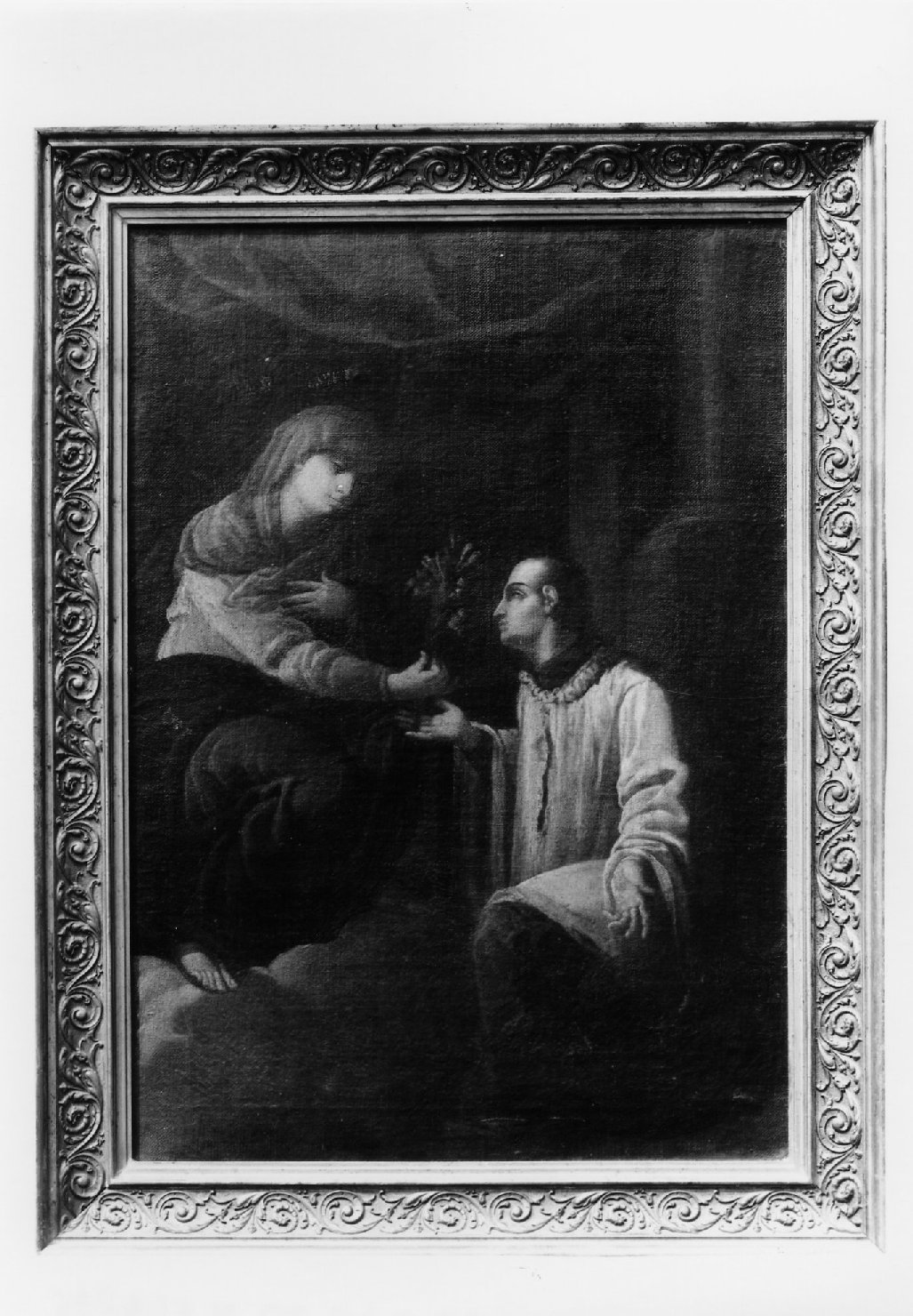 Madonna con San Luigi Gonzaga (dipinto) - ambito emiliano-romagnolo (seconda metà sec. XVIII)