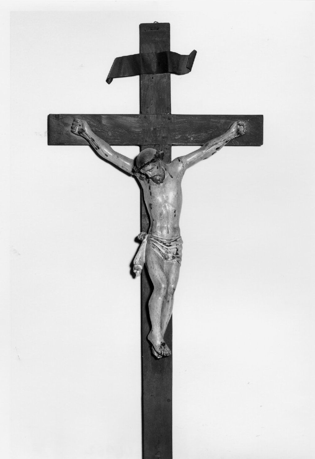 Cristo crocifisso (statua) - bottega emiliano-romagnola (seconda metà sec. XIX)