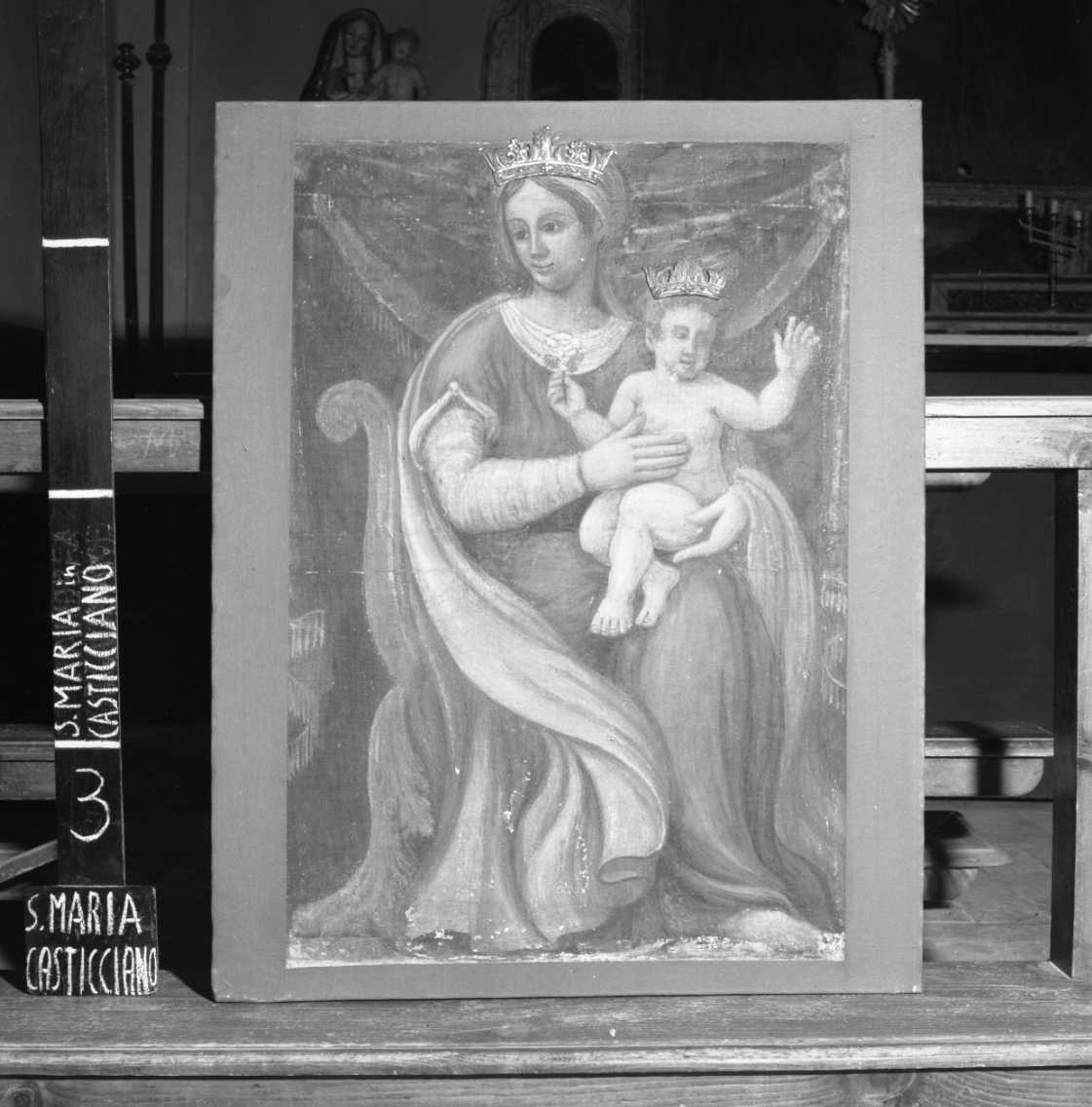 Madonna con Bambino (dipinto) di Mastro Bentivoglio (sec. XVII)