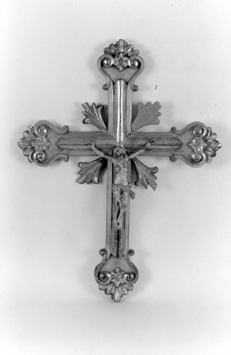 croce d'altare, frammento - bottega emiliano-romagnola (seconda metà sec. XIX)