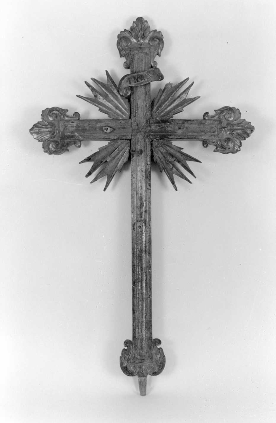 croce d'altare, frammento - bottega emiliano-romagnola (seconda metà sec. XIX)