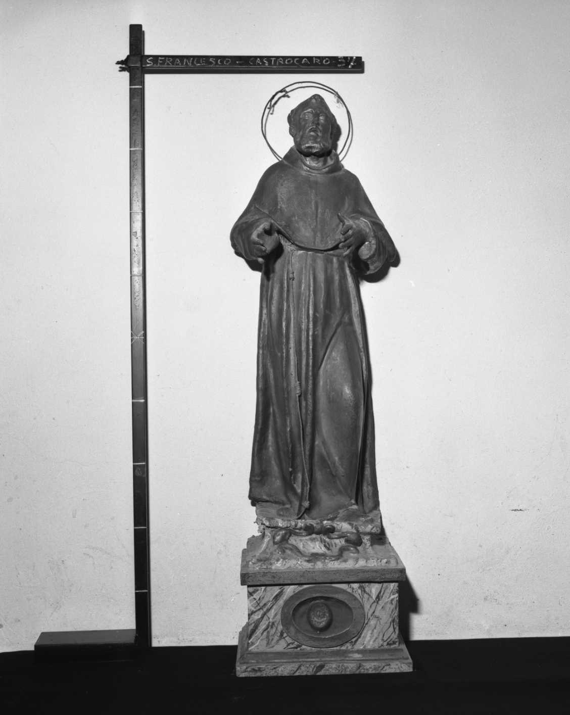 San Francesco d'Assisi (reliquiario - a statuetta, serie) - bottega italiana (sec. XVIII)