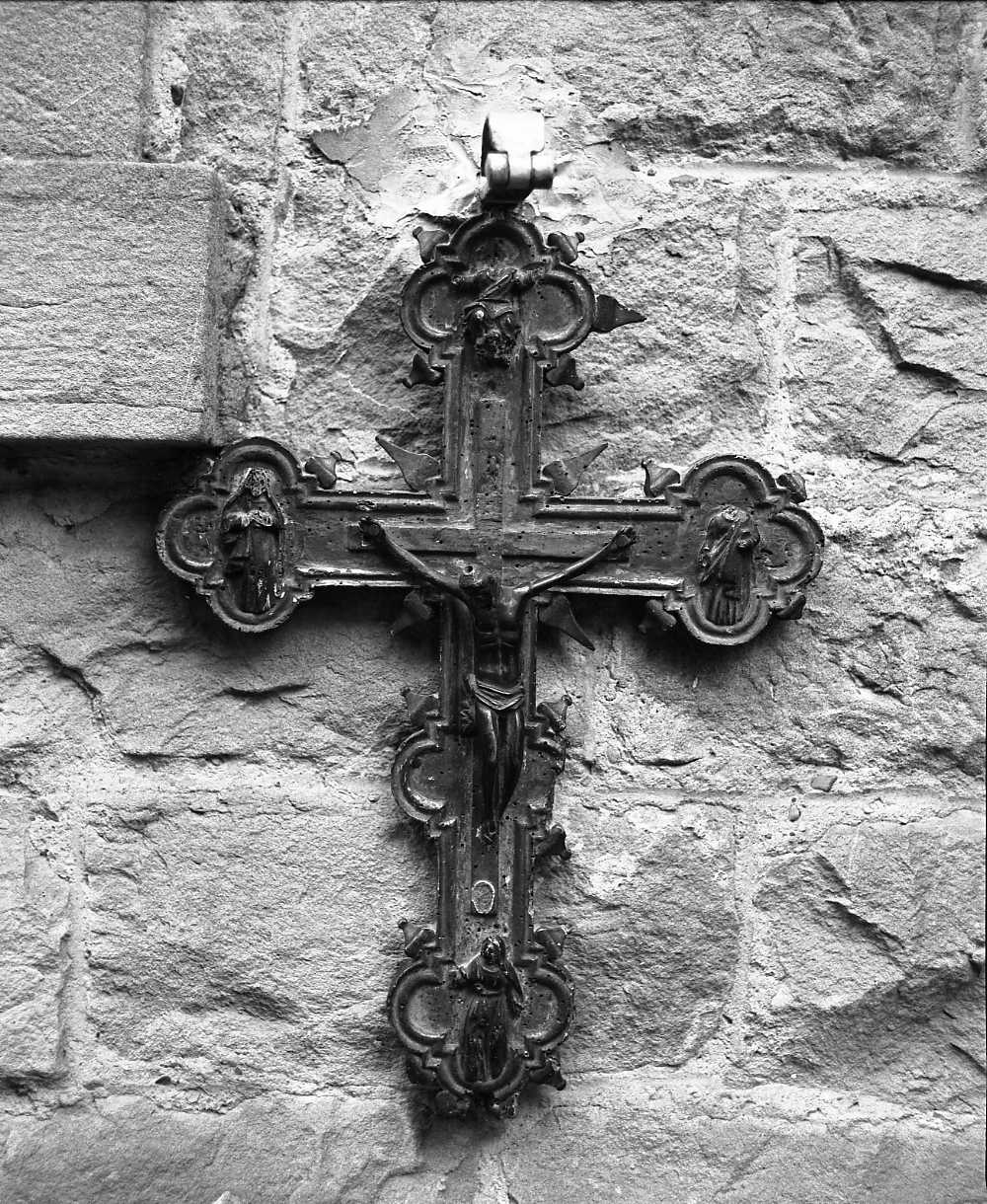 croce processionale - bottega toscana (sec. XVI)